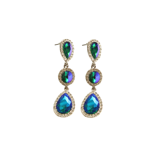 [50753] AROS COLGANTE CON PIEDRAS
