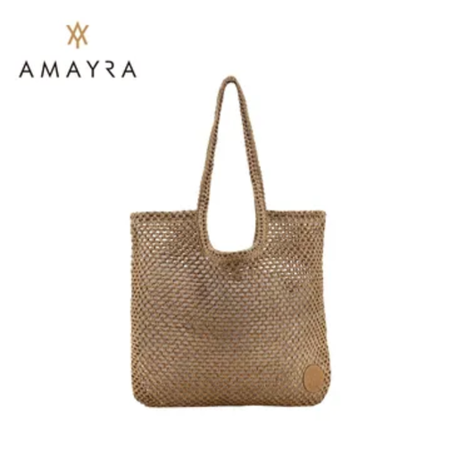 BOLSO DE PLAYA APLIQUE AMAYRA