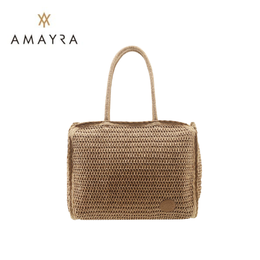 BOLSO DE PLAYA APLIQUE AMAYRA