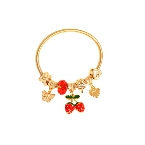 [50866] PULSERA CON DIJE FRUTILLA