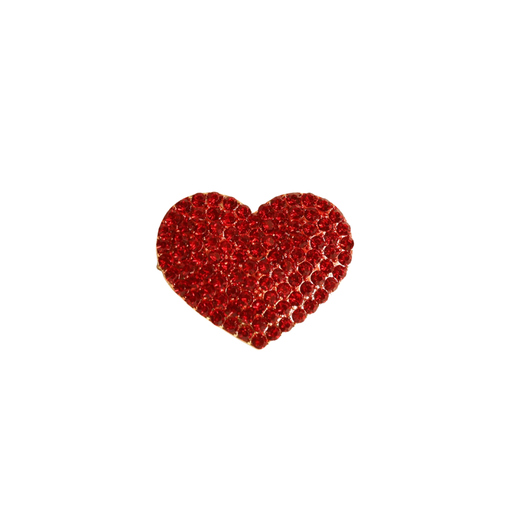 [50870] PRENDEDOR CON STRASS CORAZON