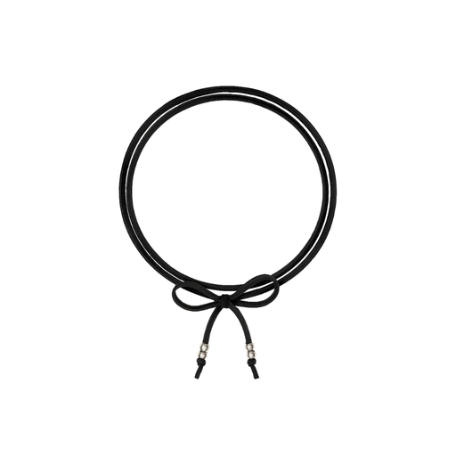 COLLAR CHOKER LISO BORLAS PEQUEÑAS