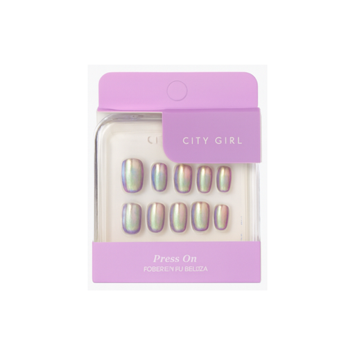 [50900] UÑAS PRESS ON CORTAS HOLOGRAFICAS