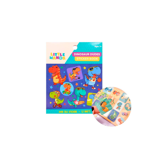 [51189] LIBRETA DE STICKERS MINI DINO