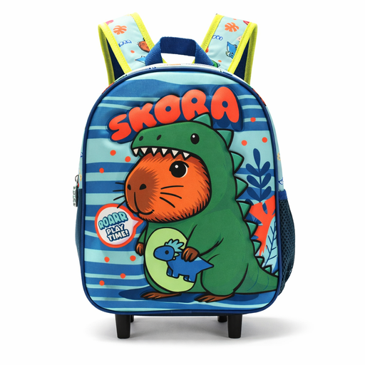 [51306] MOCHILA 12" CARRITO CAPIBARA SKORA