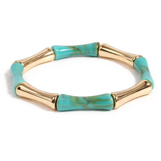 [51580] PULSERA ELASTICA BICOLOR MARMOLADA