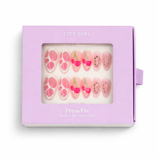 [51593] UÑAS PRESS ON ALMOND FRUTAL