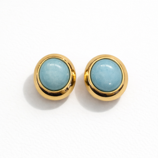 [51660] AROS CLIP CIRCULARES CON PIEDRA