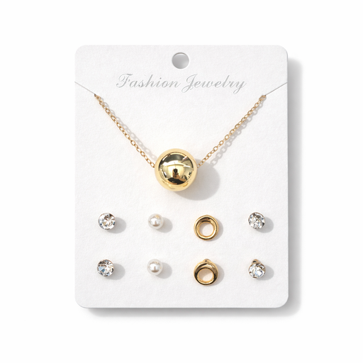 [51681] SET COLLAR + AROS X4 CON PASANTE