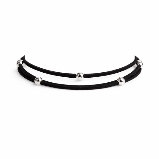 COLLAR CHOKER DIJE DE CUENTAS
