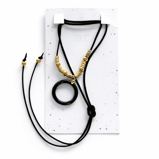 [51742] COLLAR CHOKER DIJE ANILLO GRANDE