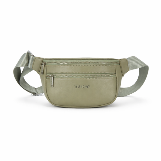 RIÑONERA COLOR LISO APLIQUE TRENDY