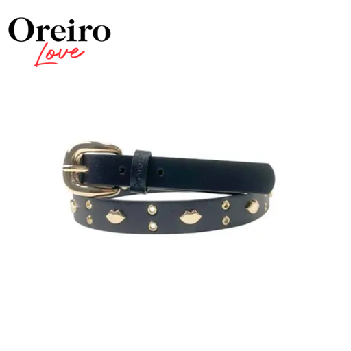 [51934] CINTO APLIQUE BESO OREIRO LOVE