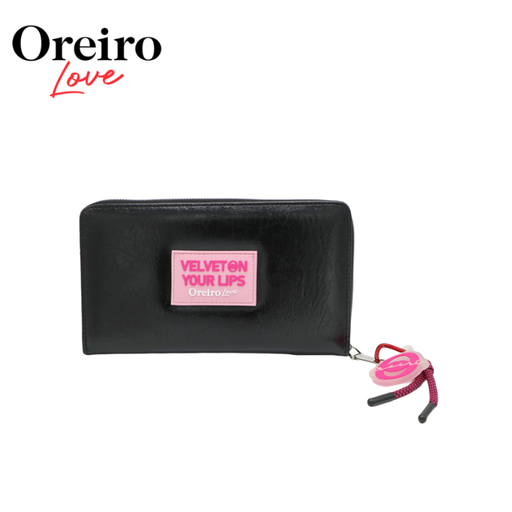 MAXI BILLETERA APLIQUE FRONTAL OREIRO LOVE