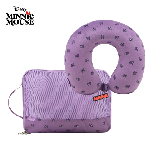 ALMOHADON + ORGANIZADOR DE VIAJE DISNEY MINNIE