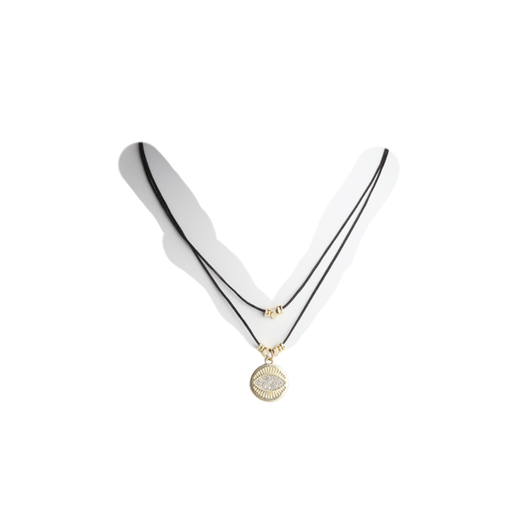 [52228] COLLAR FINO CON DIJE PEQUEÑO