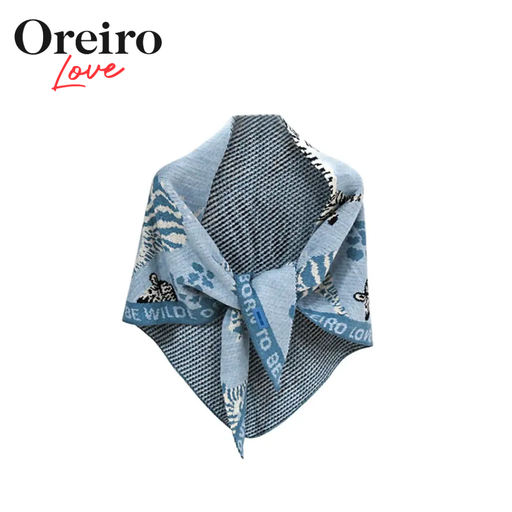 [52489] BUFANDA TRIANGULAR OREIRO LOVE