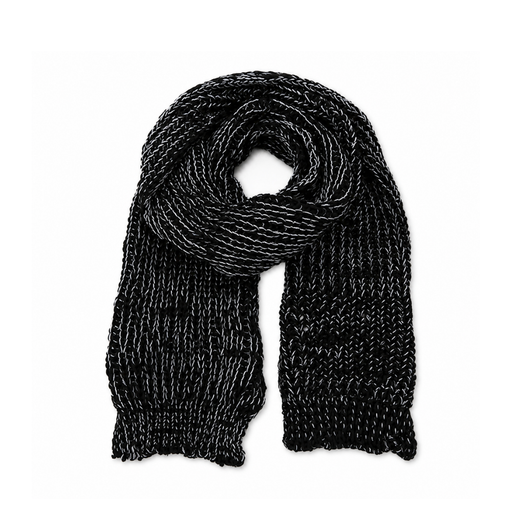 BUFANDA TRENZADA COLOR LISO TRENDY