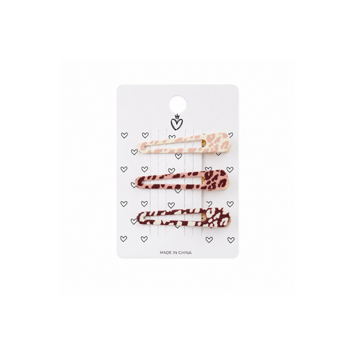 [52628] SET HEBILLAS X3 ANIMAL PRINT