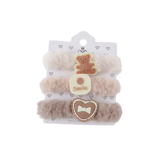[52664] SET COLERO SCUNZI X3 APLIQUE TEDDY