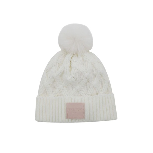 GORRO POMPON APLIQUE TRENDY