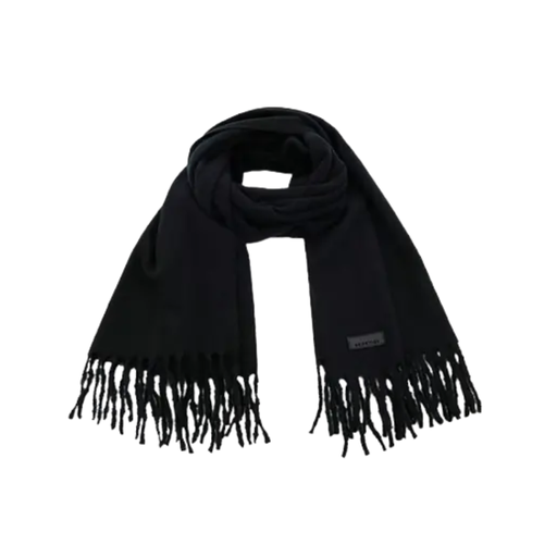 BUFANDA COLOR LISO APLIQUE TRENDY