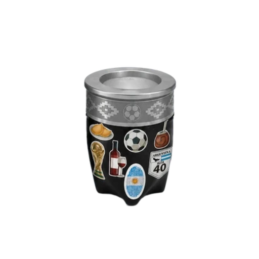 [52788] MATE IMPERIAL BOMBILLA + STICKERS ARGENTINA