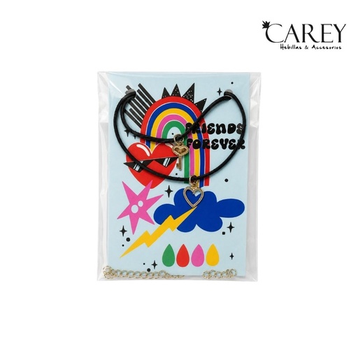 [52842] SET PULSERAS AMISTAD CON CORAZÓN CAREY
