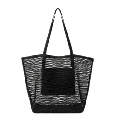 [52912] BOLSO PLAYERO DE RED CON BOLSILLO INTERNO
