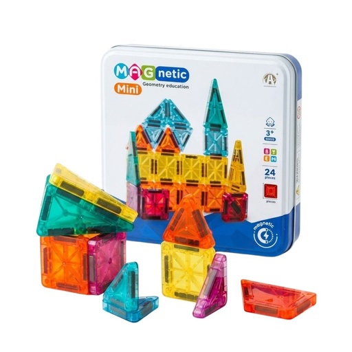 [52943] BLOQUES MAGNÉTICOS MINI GEOMETRY X24