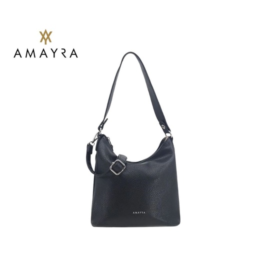 CARTERA MINI BAG TIPO HOBO CON HEBILLA FRONTAL AMAYRA