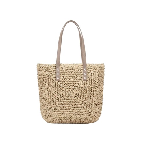 [53188] BOLSO TIPO TOPE DE RAFIA