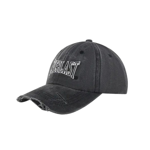[53275] GORRA CAP GASTADA CON BORDADO EVERLAST