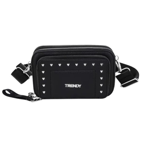 [53303] BANDOLERA PORTACELULAR CON TACHAS TRENDY