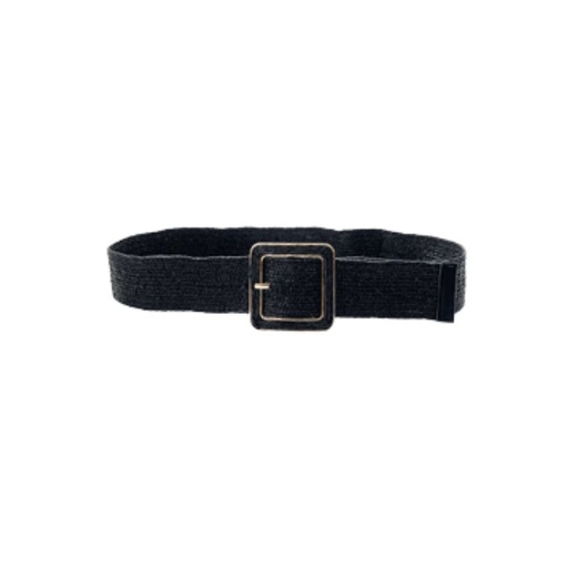 [53378] CINTO RAFIA HEBILLA CUADRADA TRENDY