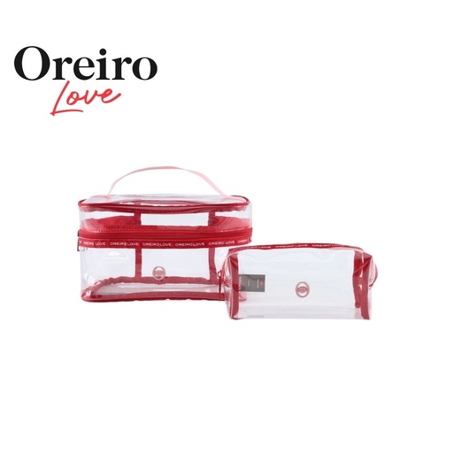 [53421] SET PORTACOSMETICO X2 OREIRO LOVE