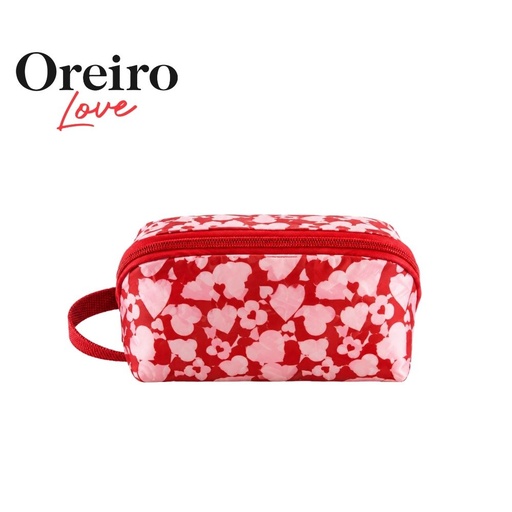 [53426] PORTACOSMETICO DISEÑO CORAZONES OREIRO LOVE