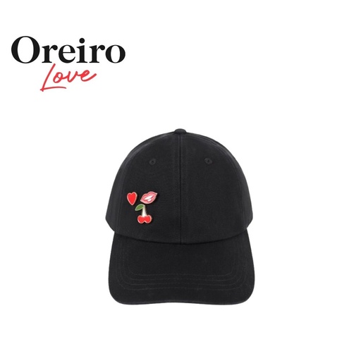 [53485] GORRA CAP APLIQUE CEREZA OREIRO LOVE