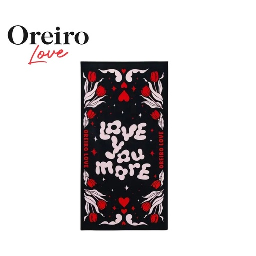 [53492] TOALLÓN PLAYERO "LOVE YOU MORE" OREIRO LOVE