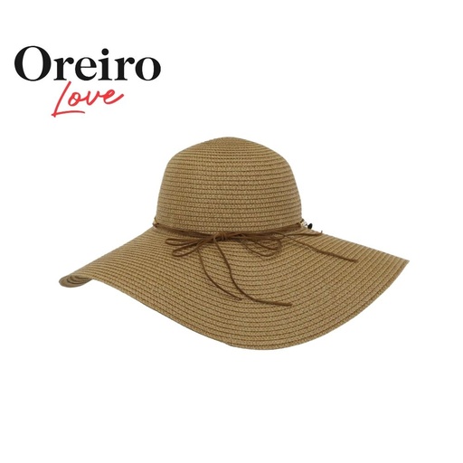 [53526] CAPELINA RAFIA CORDON FINO Y MOÑO OREIRO LOVE