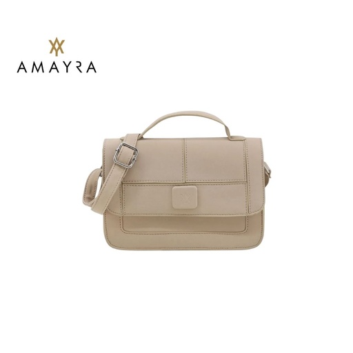 BANDOLERA CON SOLAPA Y CORREA AJUSTABLE AMAYRA