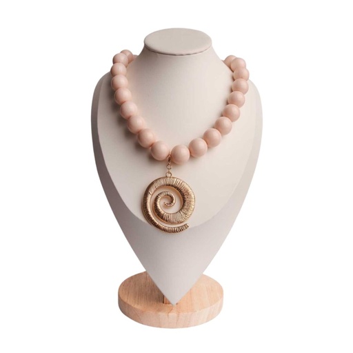 [53644] COLLAR CHICLE N°18 CON DIJE ESPIRAL CAREY