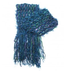 [6118] BUFANDA DE HILO TEJIDA 135X15XM